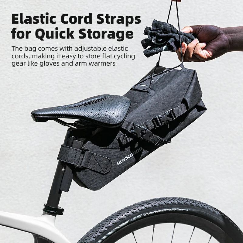 アクセサリー Multicam Pouch Bottle Water with Bags Saddle Bike ROCKBROS Amazon.com: Bag Saddle Waterproof Cycling アクセサリー