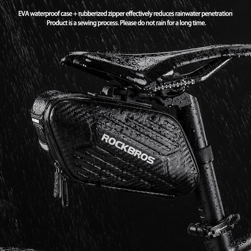 Bike Tail Bag Carbon Hard Shell 1.5L