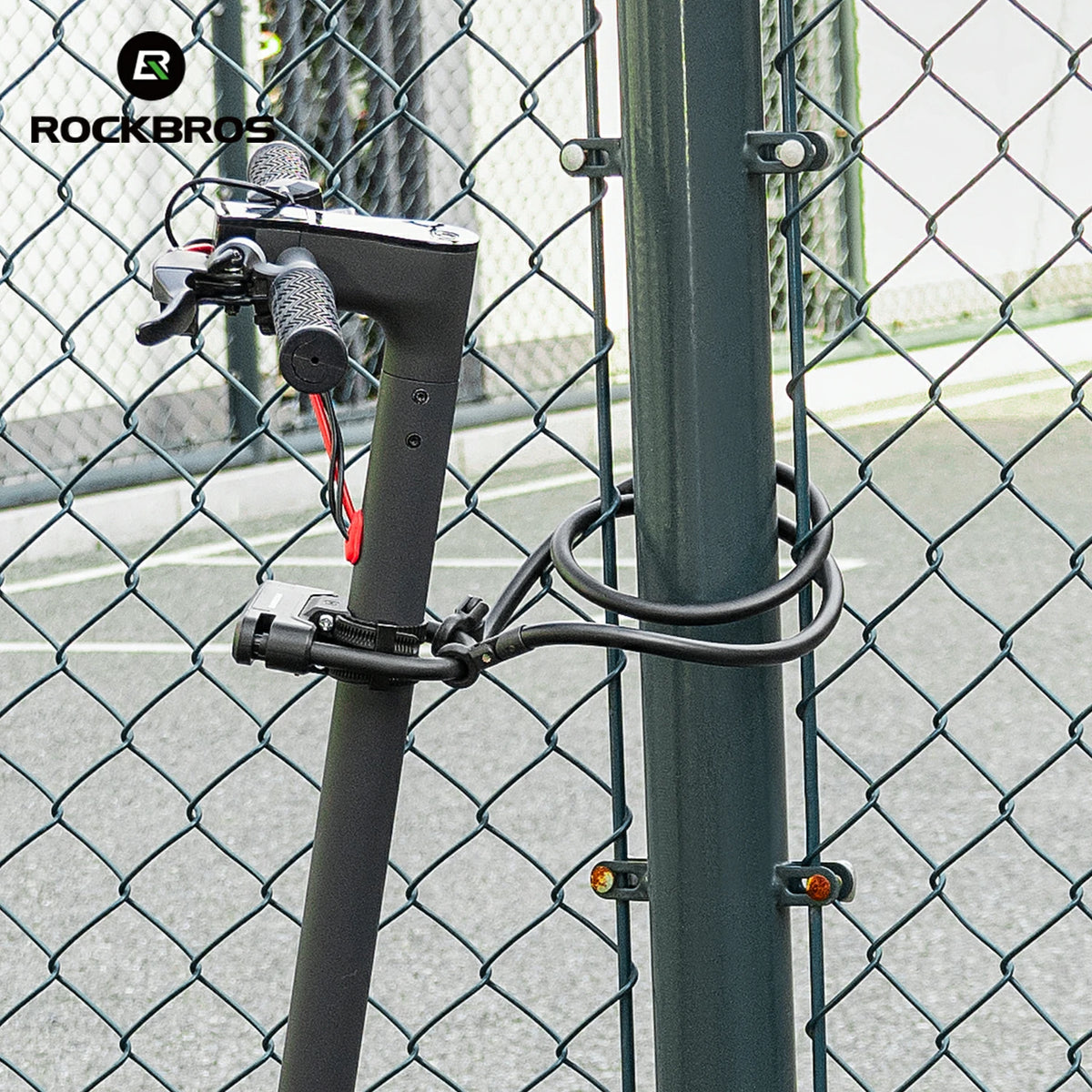 Bike U Lock Offbike And 4ft Cable - Heavy Duty Steel Anti-Theft