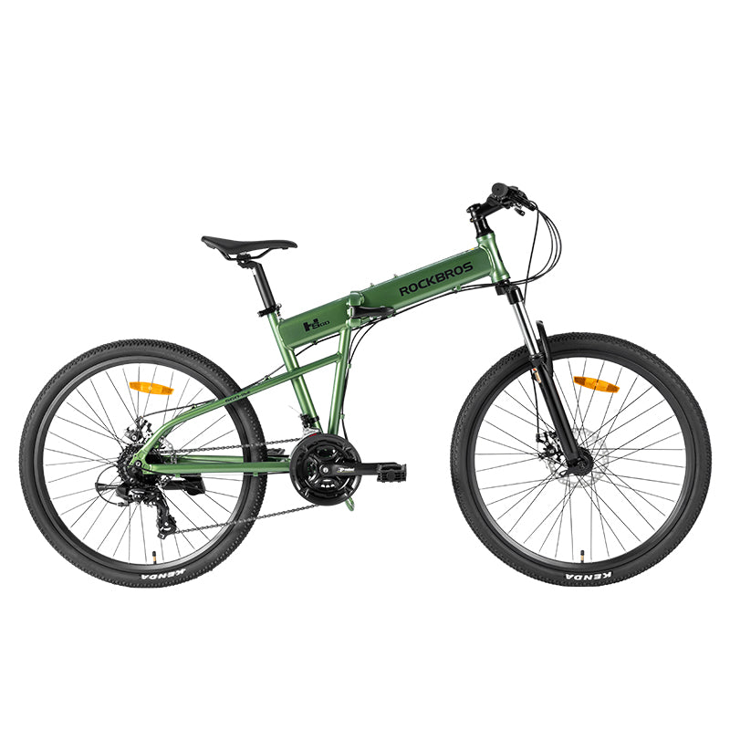 electric folding mountain bicycle Scott-Folding Mountain Bike, Green