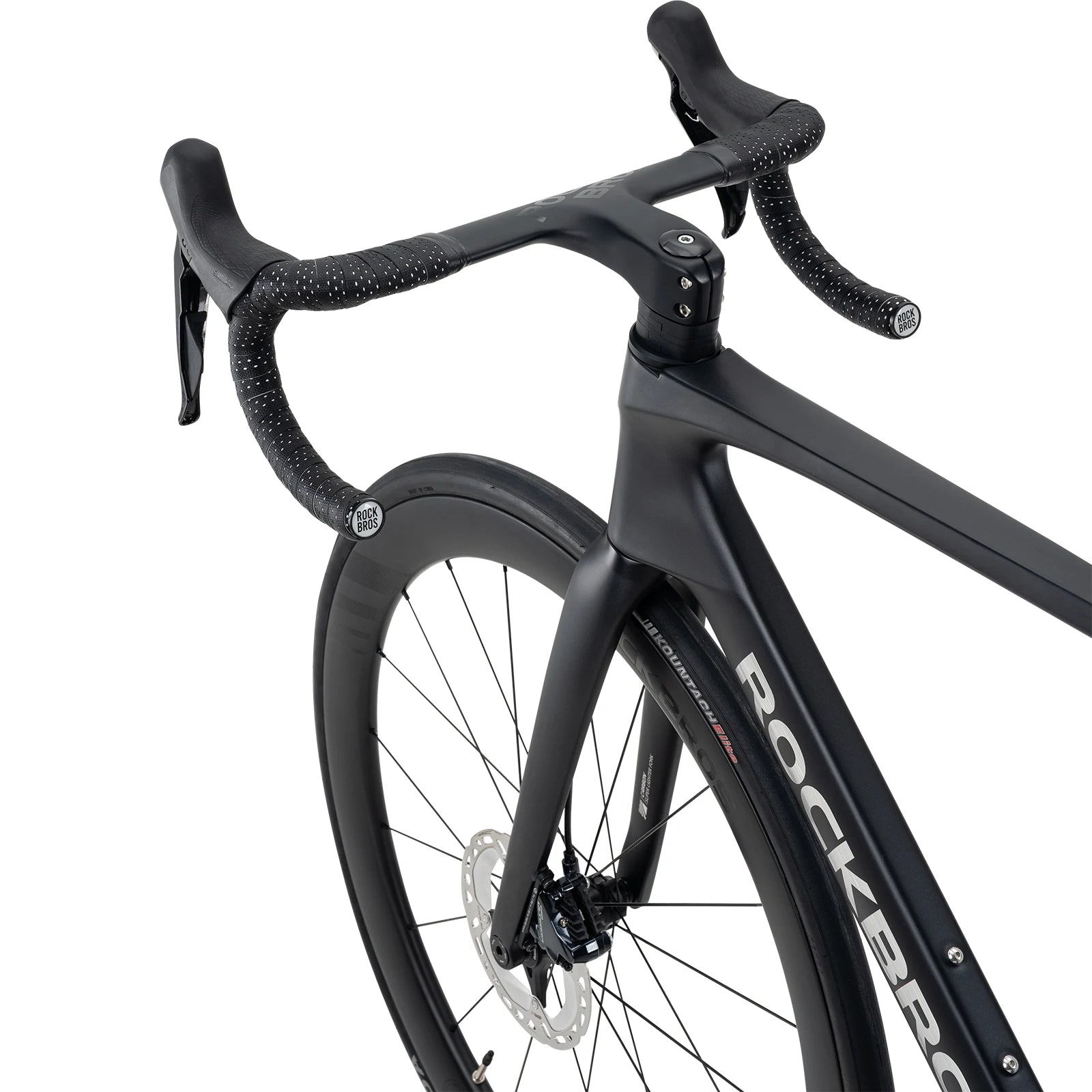Carbon Fiber Road Bike T700 Shimano 105 Di2 Electronic Hydraulic Disc – Pegasus Black/White