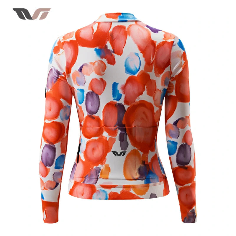 TVI Cycling Jersey Fleece Long Sleeve for 41–68 °F