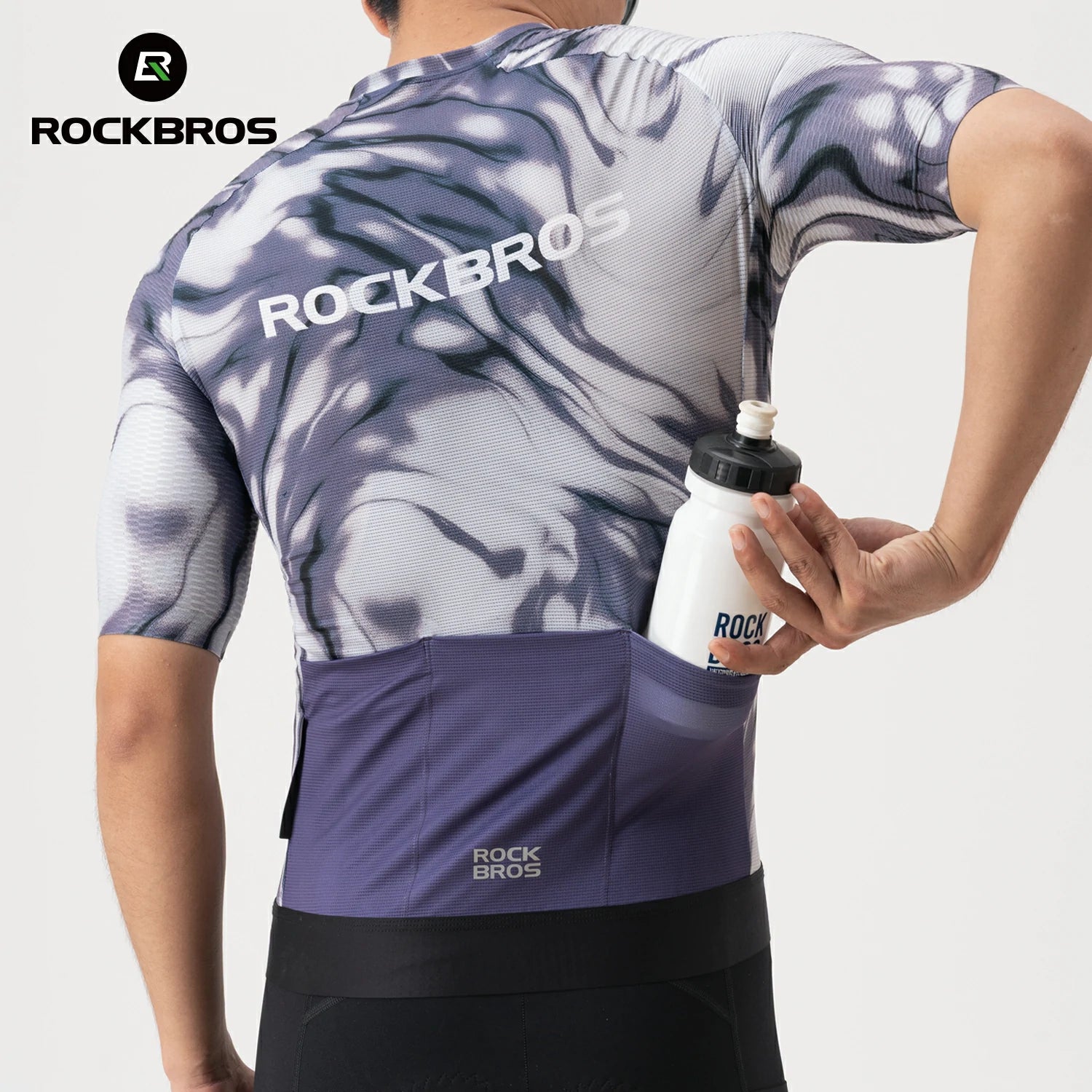 Men Cycling Jersey Short Sleeve Breathable Quick Dry