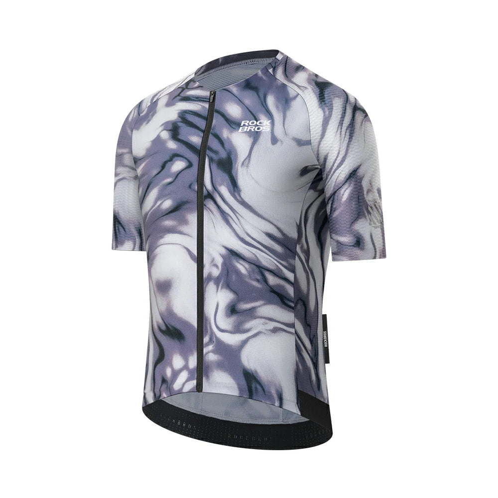 Men Cycling Jersey Short Sleeve Breathable Quick Dry