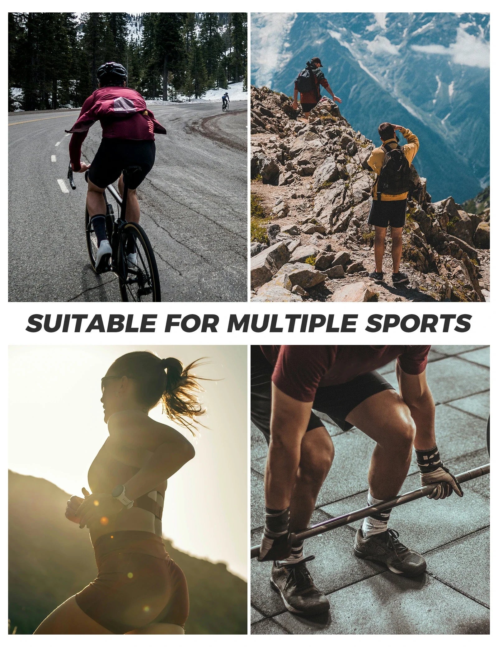ROCKBROS cycling socks for men women breathable sweat-wicking 