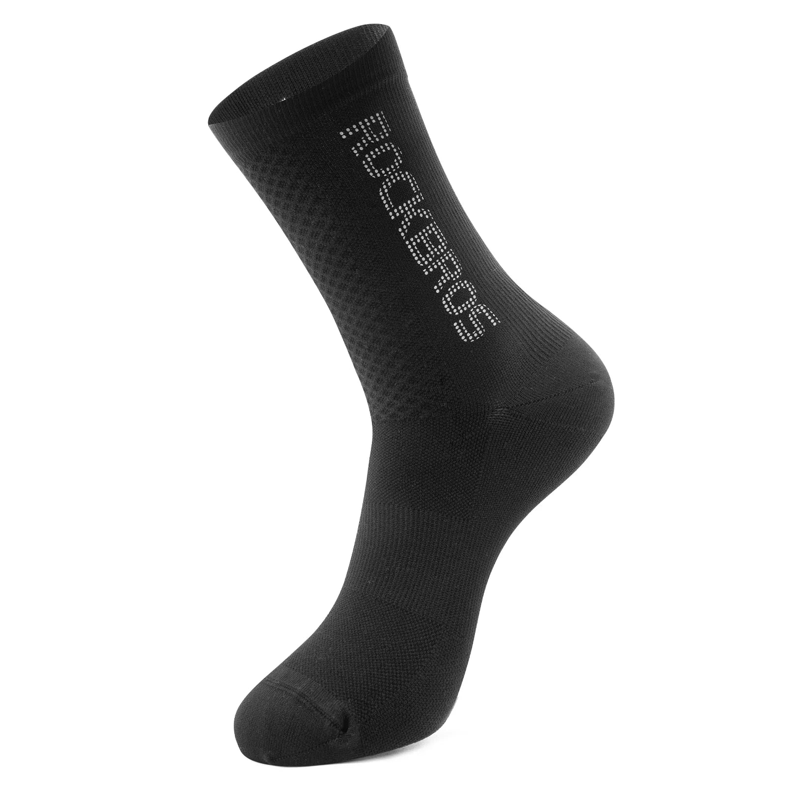 ROCKBROS cycling socks for men women breathable sweat-wicking 
#Color_Black