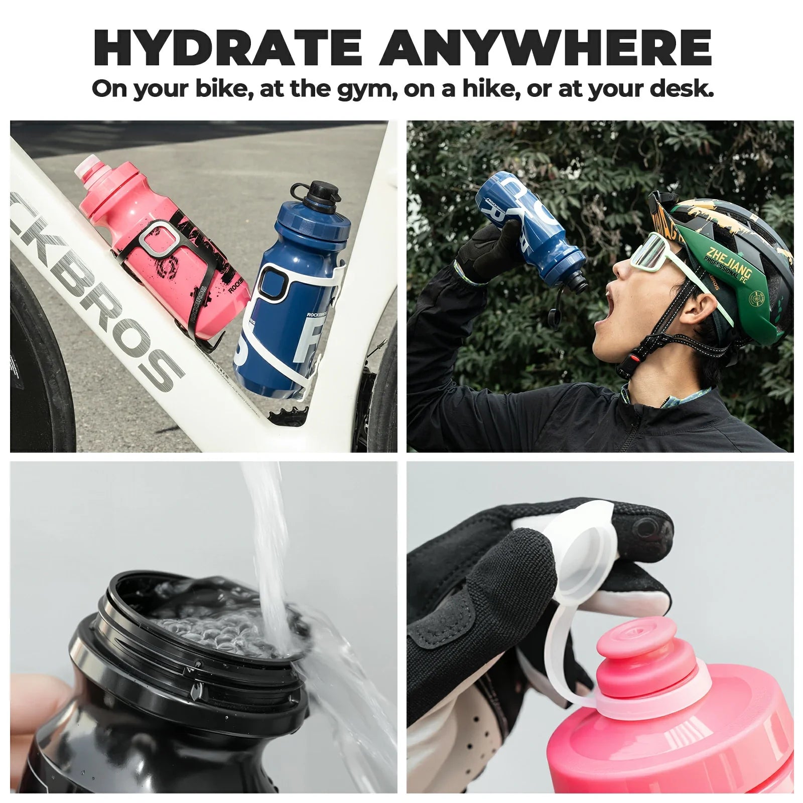 600ml cycling water bottle for bike bottle cage