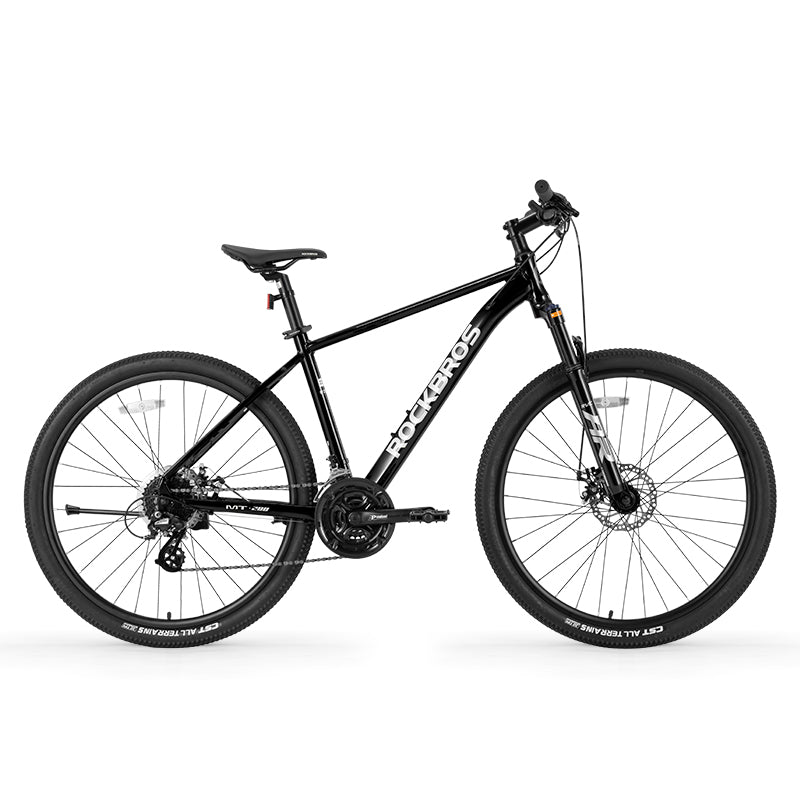 ROCKBROS 24-Speed 27.5"Mountain Bike Lockable Shock Absorber Aluminum Frame Wire-Drawn Disc Brakes