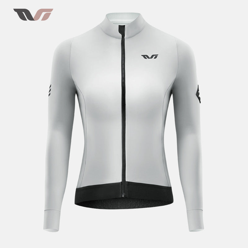Women's Fleece Cycling Jersey Lightweight for 41–68 °F