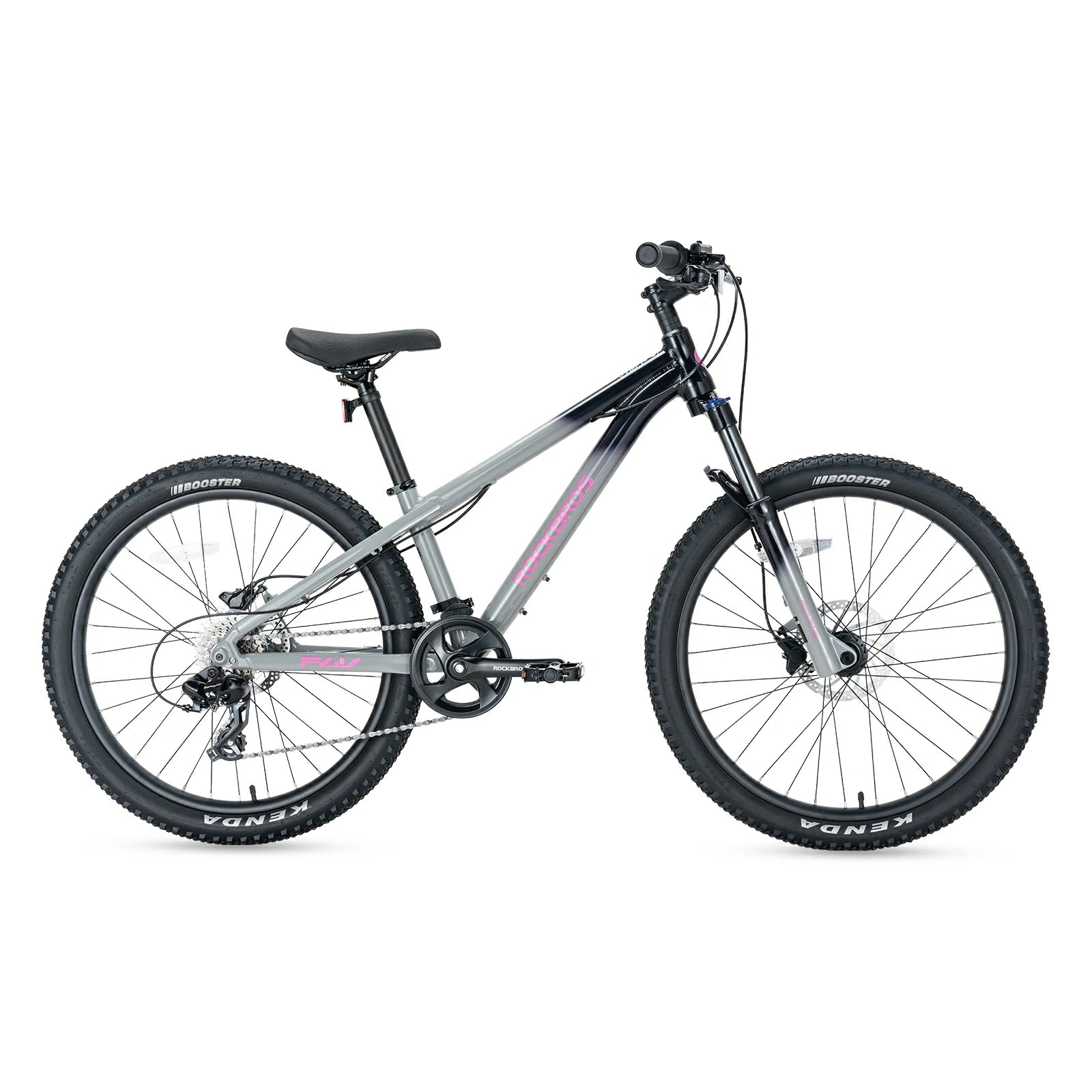 fly-24-inch-mountain-kid-bike-front-view #color_gray
