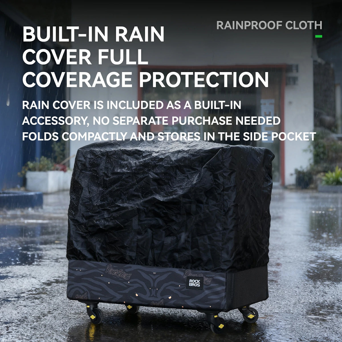 bike bag rain cover Folding Travel Case Fits 14