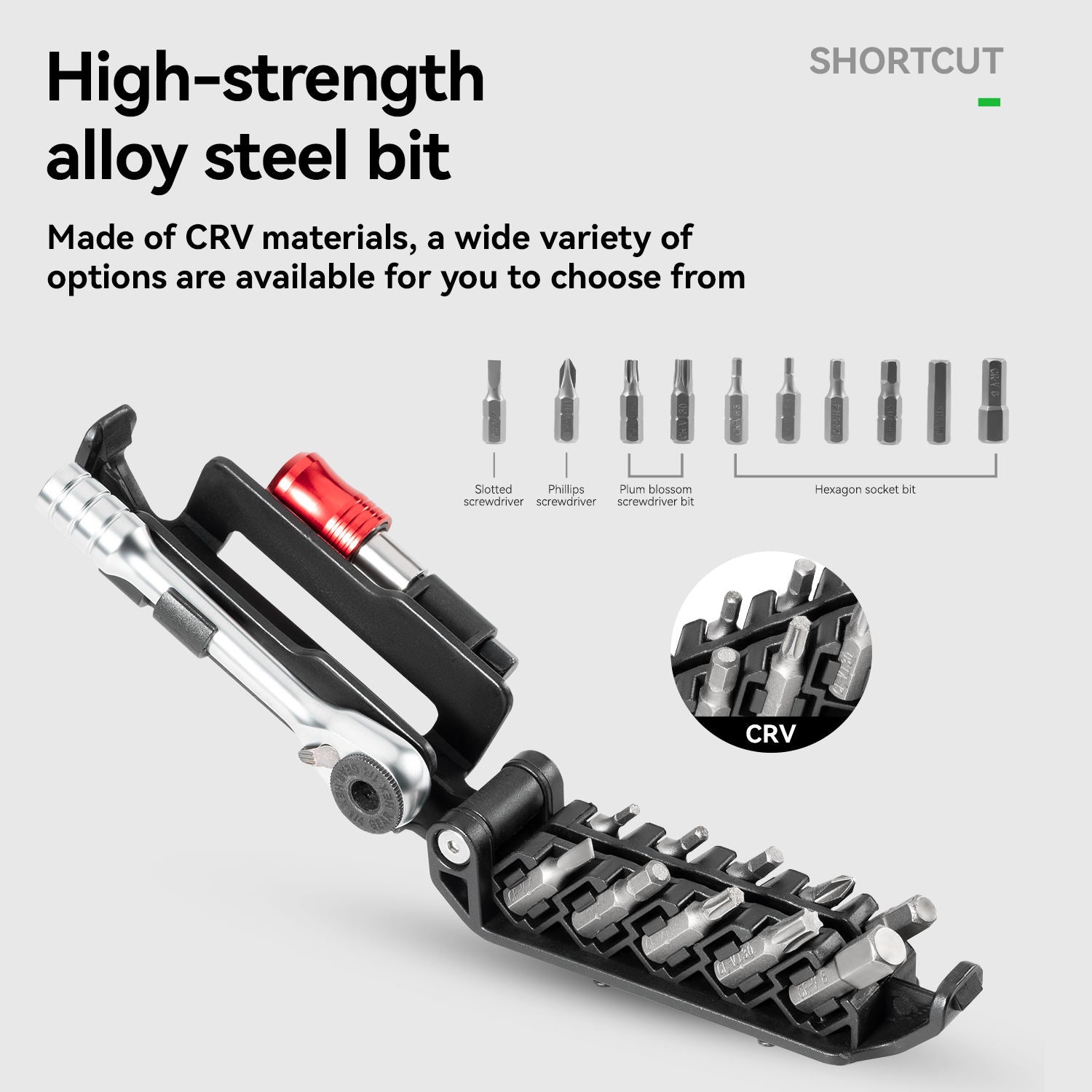 Folding Multi-Function Ratchet Tool