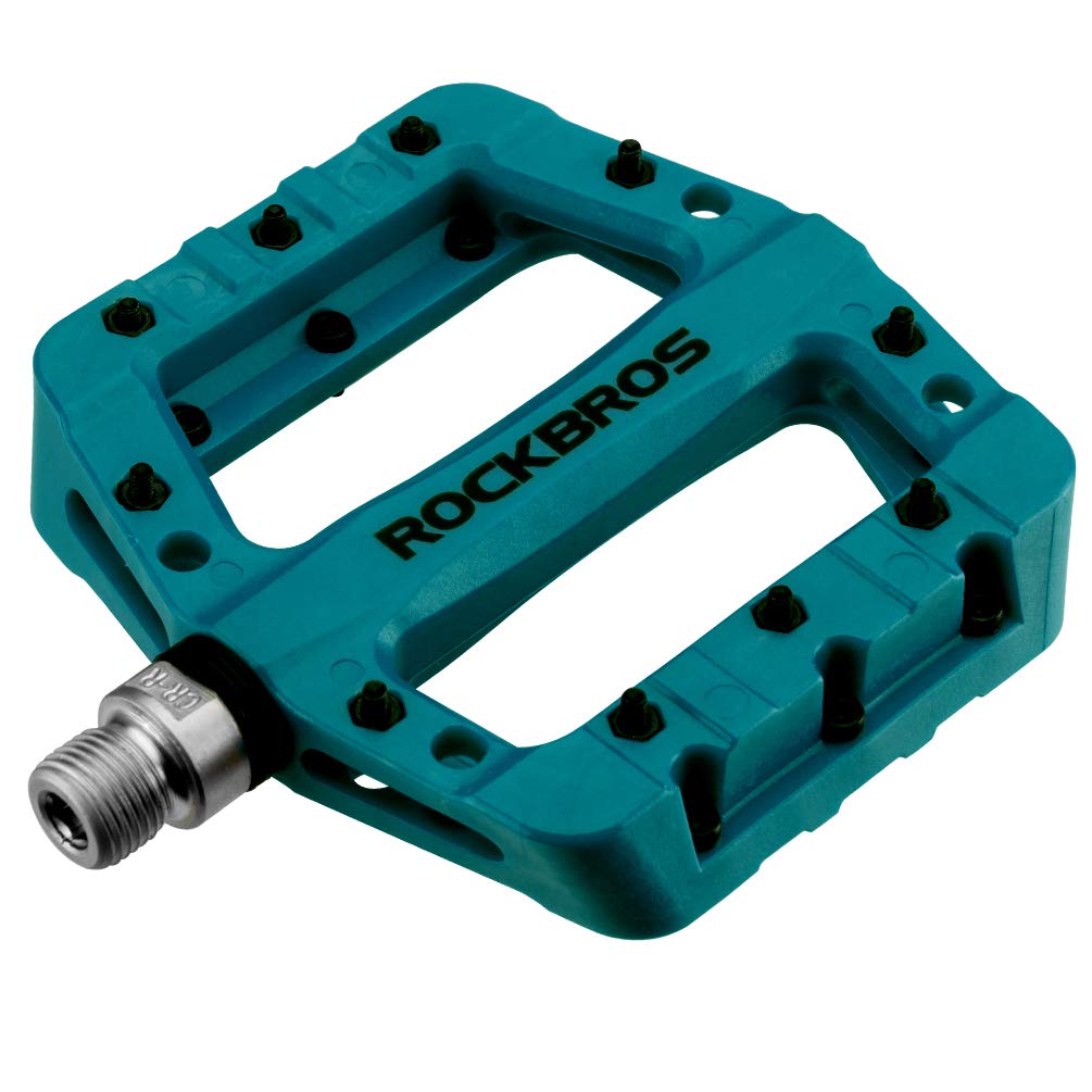 ROCKBROS Nylon Fiber Bicycle Platform Pedals for BMX MTB 9/16" - ROCKBROS