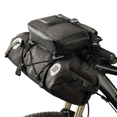 ROCKBROS 12L-20L Waterproof Bikepacking Handlebar Bags with 2 Dry Packs for  Bikes