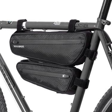 ROCKBROS Water-Resistant Triangle Bike Frame Saddle Bag Accessories for MTB Road Cycling