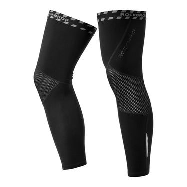 ROCKBROS Cycling Leg Warmers Thermal Long Leg Sleeves for Men Women Legwarmer