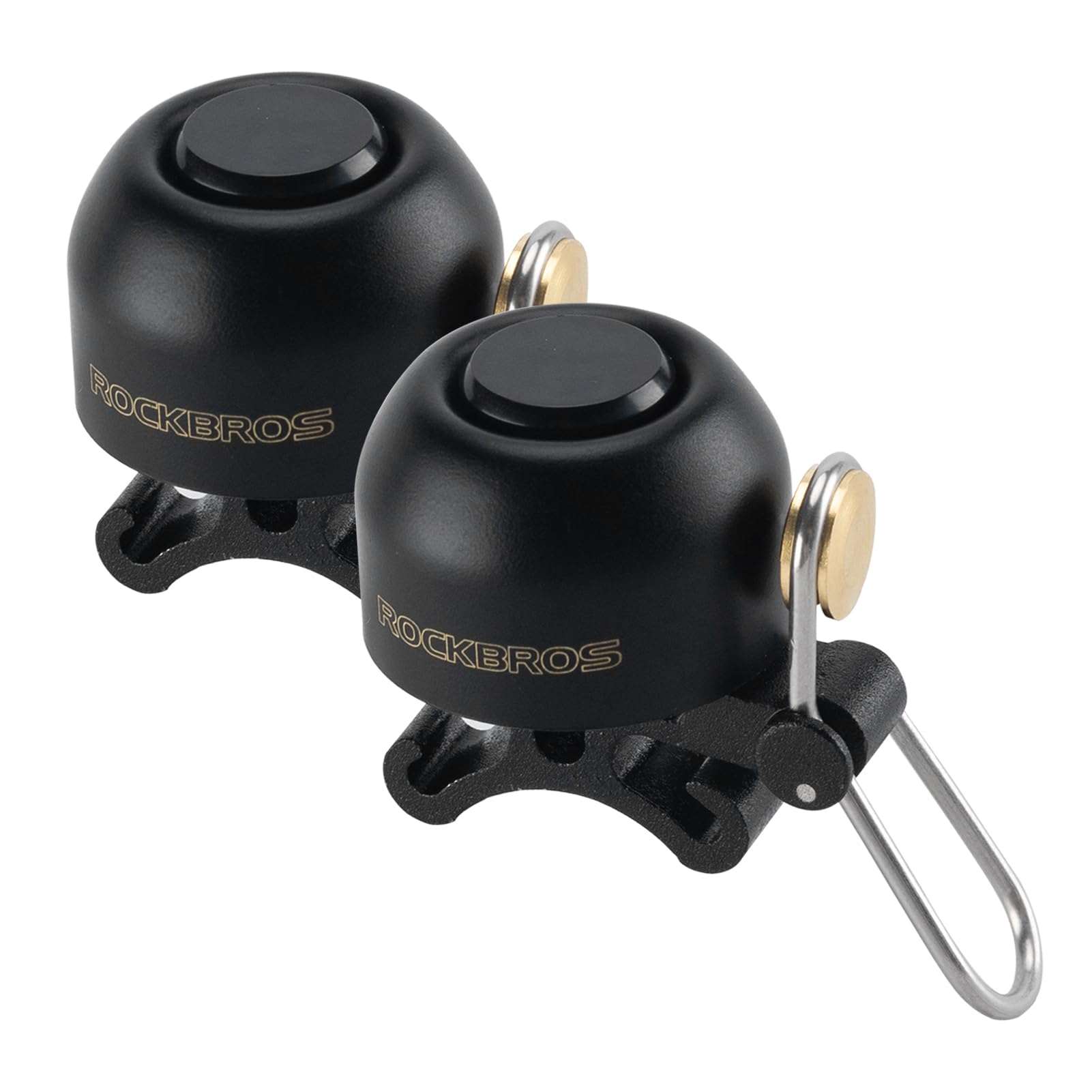 ROCKBROS 100dB Bike Bell, Loud Bicycle Bell for Adults & Kids, Fits 0.87-1.34in Handlebars