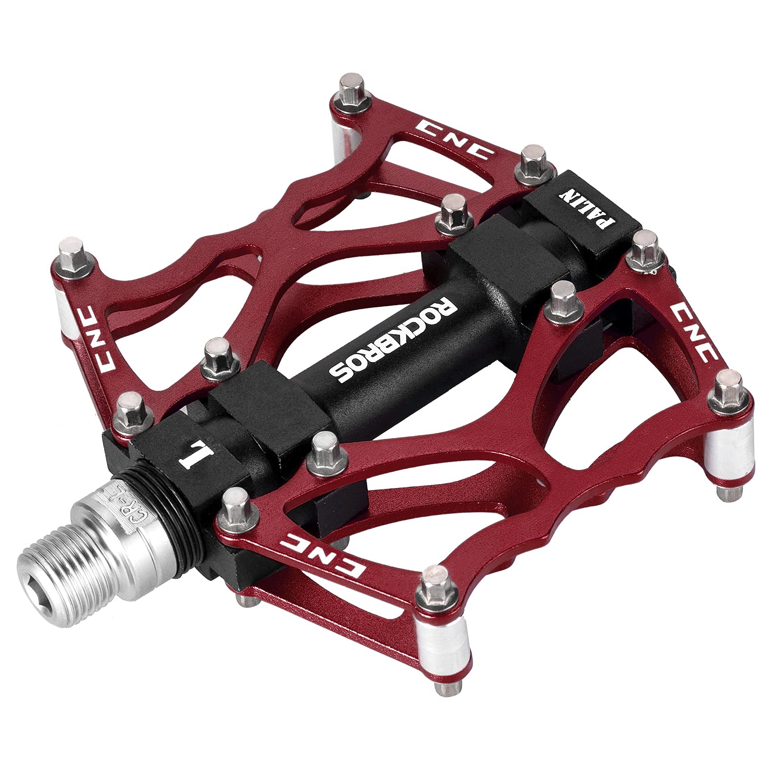ROCKBROS Lightweight Aluminum Alloy Bike Pedals with Wide Platform Grip - ROCKBROS