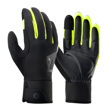 ROCKBROS Windproof Winter Cycling  Padded Thermal  Gloves for Men Women