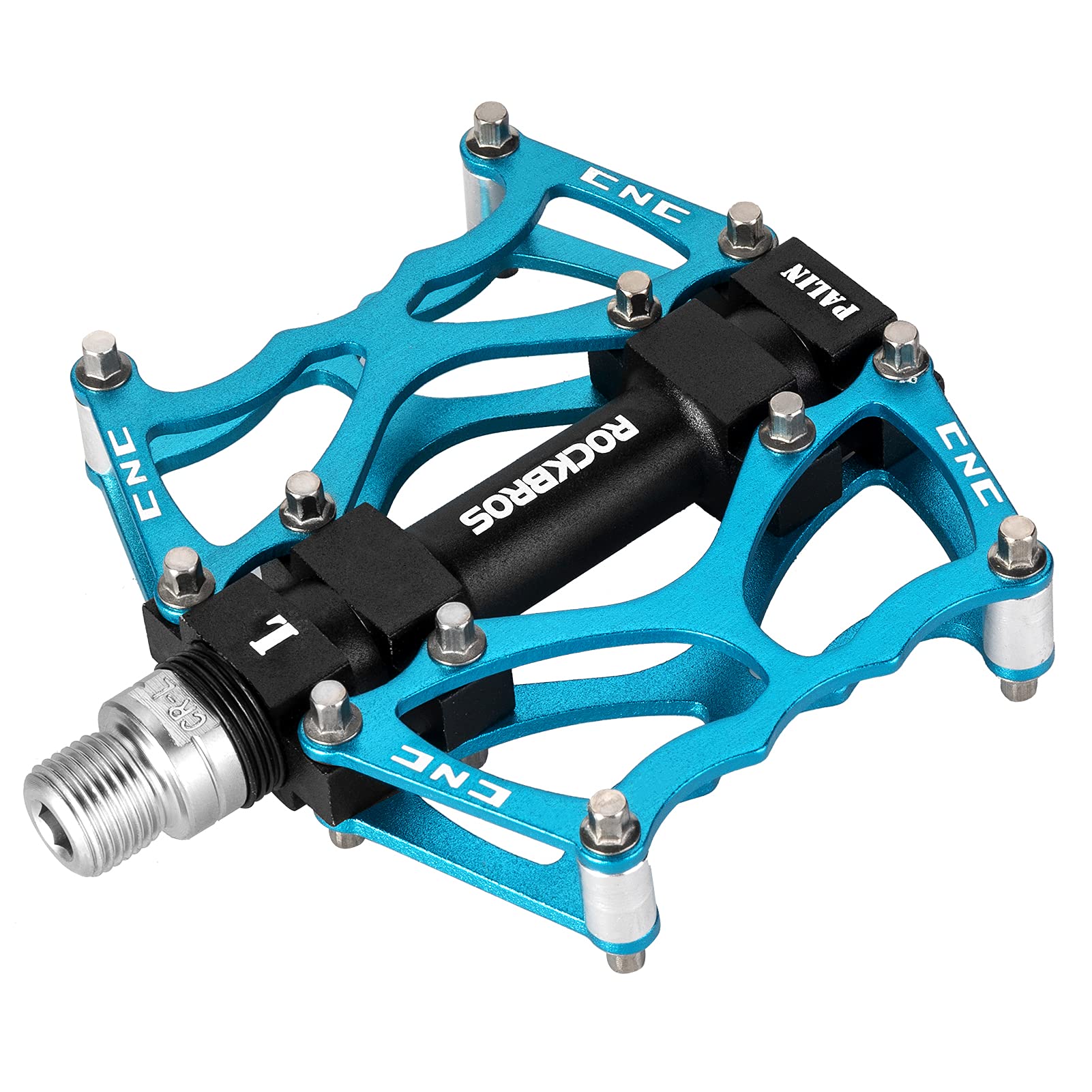 ROCKBROS Lightweight Aluminum Alloy Bike Pedals with Wide Platform Grip - ROCKBROS