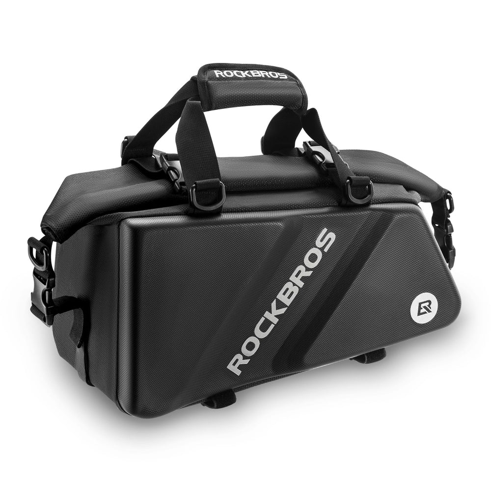 Top-Expandable EVA Bike Trunk Bag | Waterproof Rear Rack