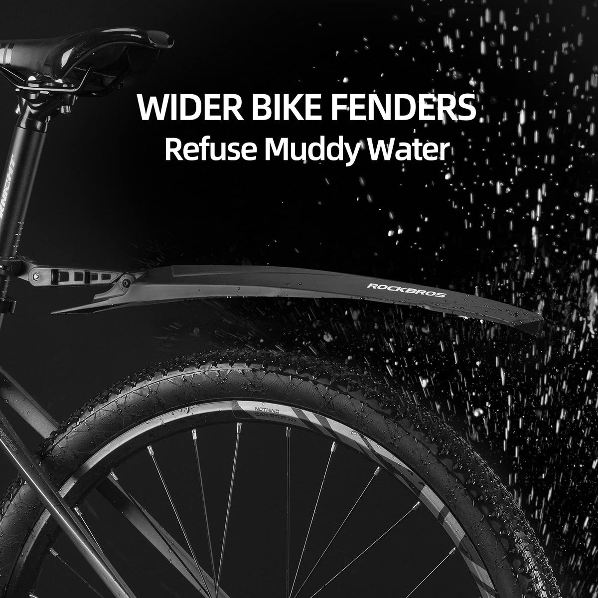 De Soto 2Pcs MTB Mud Guard Short Mudguards Set Bike Fender Mountain