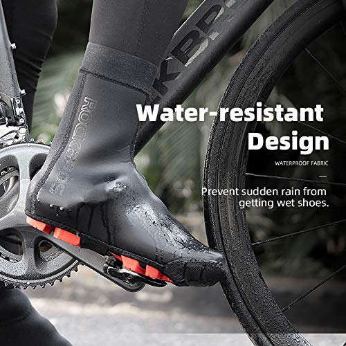 ROCKBROS Warm Windproof Water-Resistant Cycling Shoe Covers - ROCKBROS