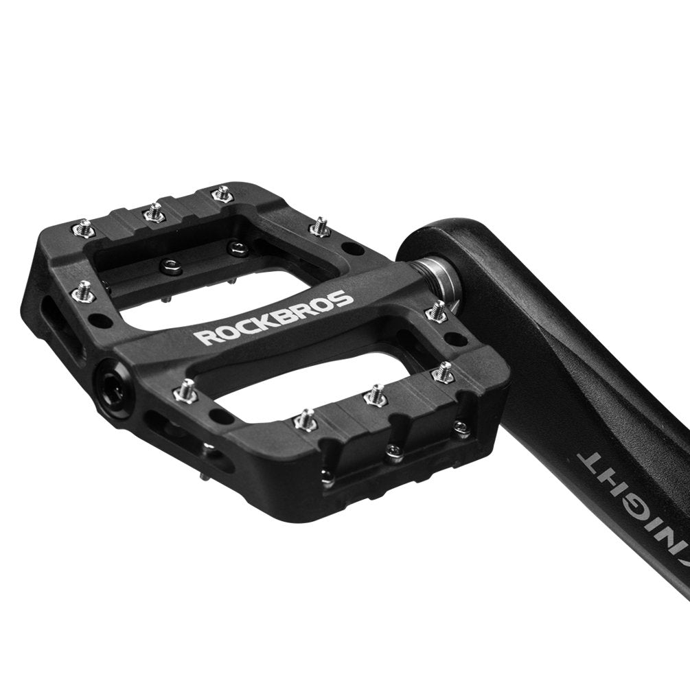 ROCKBROS Nylon Fiber Bicycle Platform Pedals for BMX MTB 9/16" - ROCKBROS