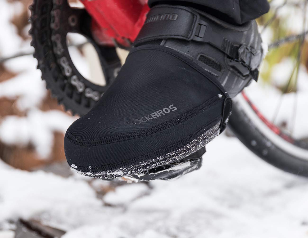 ROCKBROS Thermal Windproof Toe Covers for Cycling Shoes - ROCKBROS