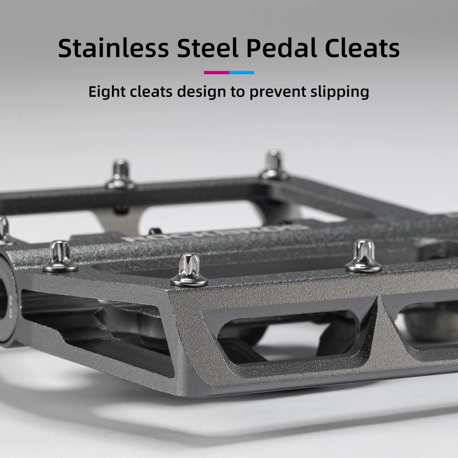 ROCKBROS MTB Aluminum Bike Pedals Compatible with SPD - ROCKBROS