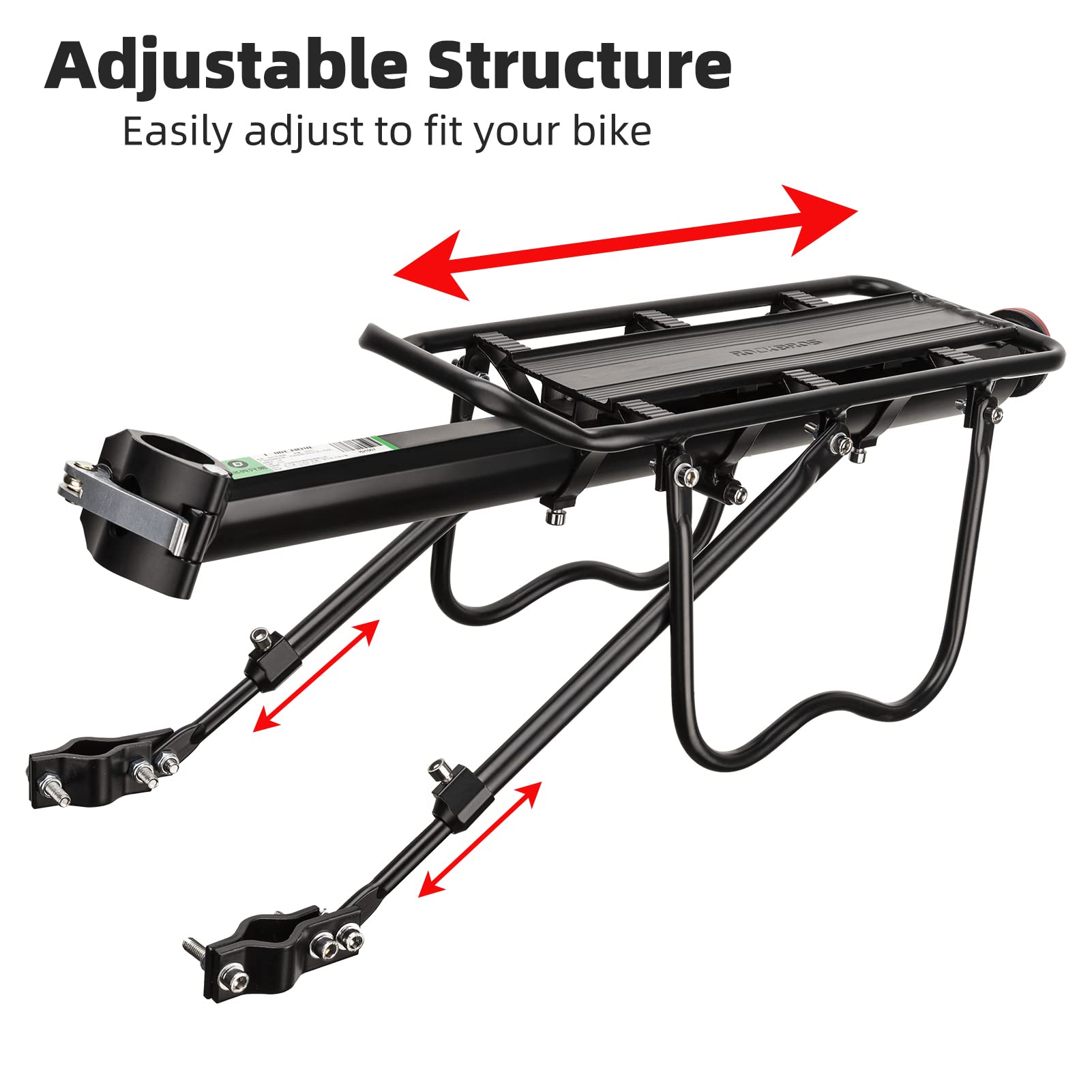 ROCKBROS Bike Cargo Rack Most 165lbs Capacity - ROCKBROS
