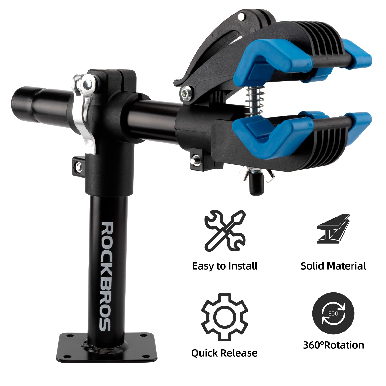 ROCKBROS Bike Repair Stand Bench Mount Home for Maintenance Bike Clamp ...