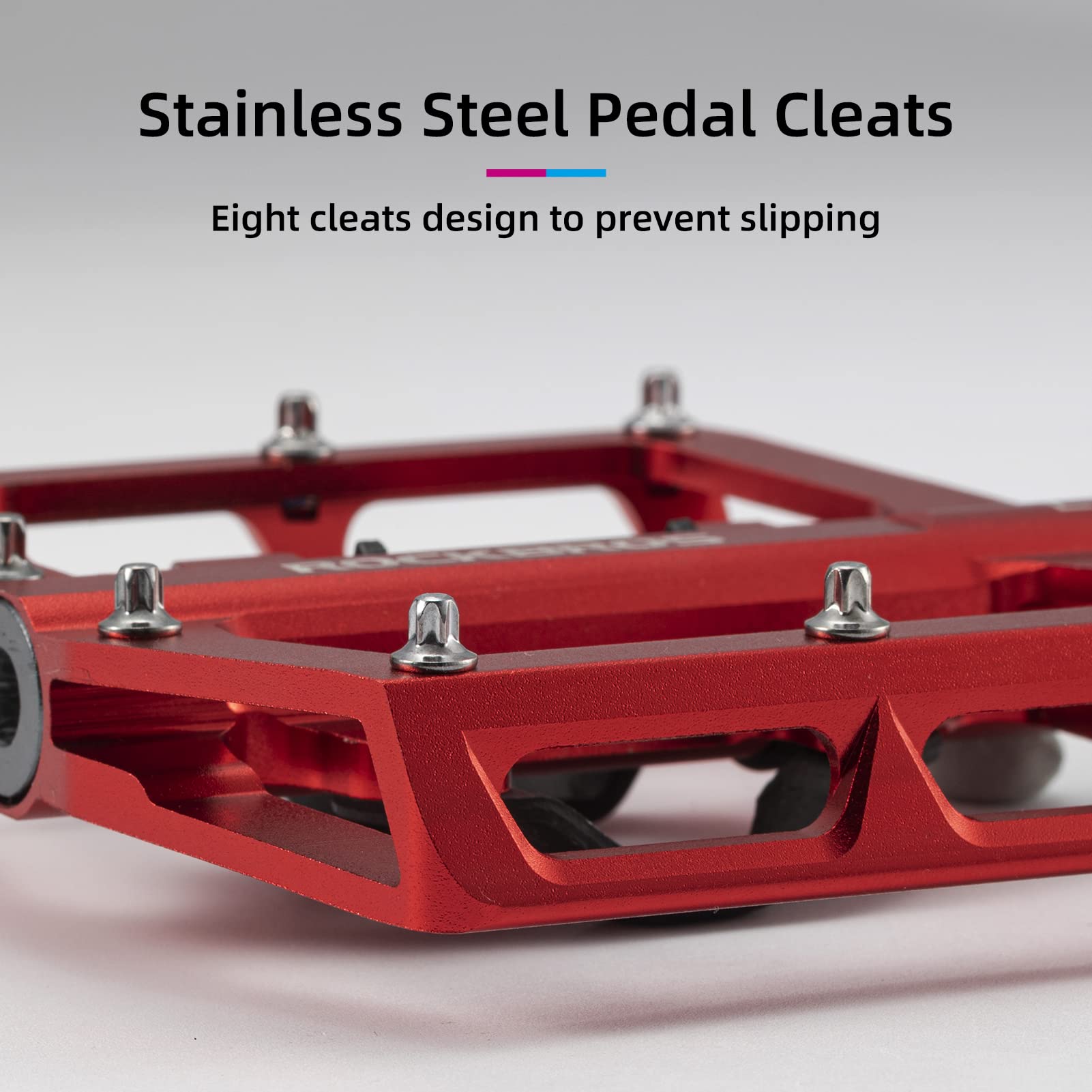 ROCKBROS MTB Aluminum Bike Pedals Compatible with SPD - ROCKBROS