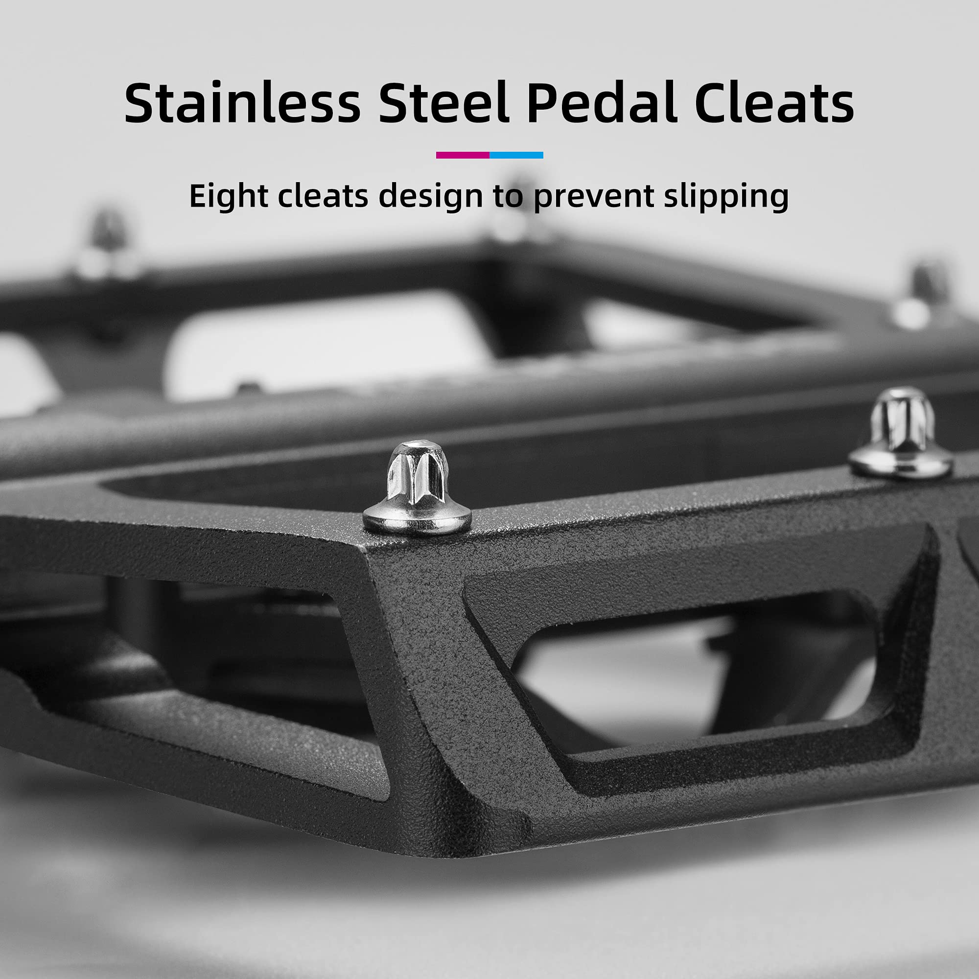 ROCKBROS MTB Aluminum Bike Pedals Compatible with SPD - ROCKBROS