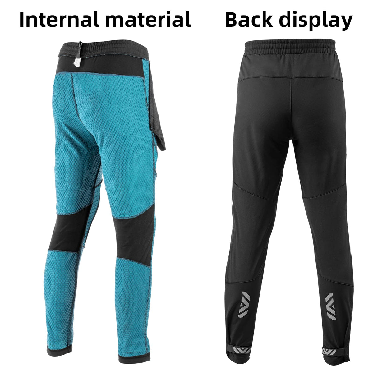 ROCKBROS Pantalon Cyclisme Homme Avec Coussin Siège - Respirant VTT Route, Noir M-4XL Été Automne