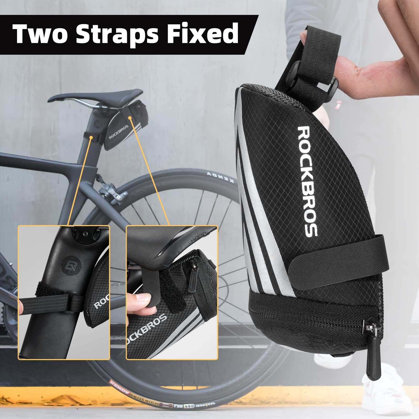 ROCKBROS Bike Saddle Seat Bag Under Seat - ROCKBROS