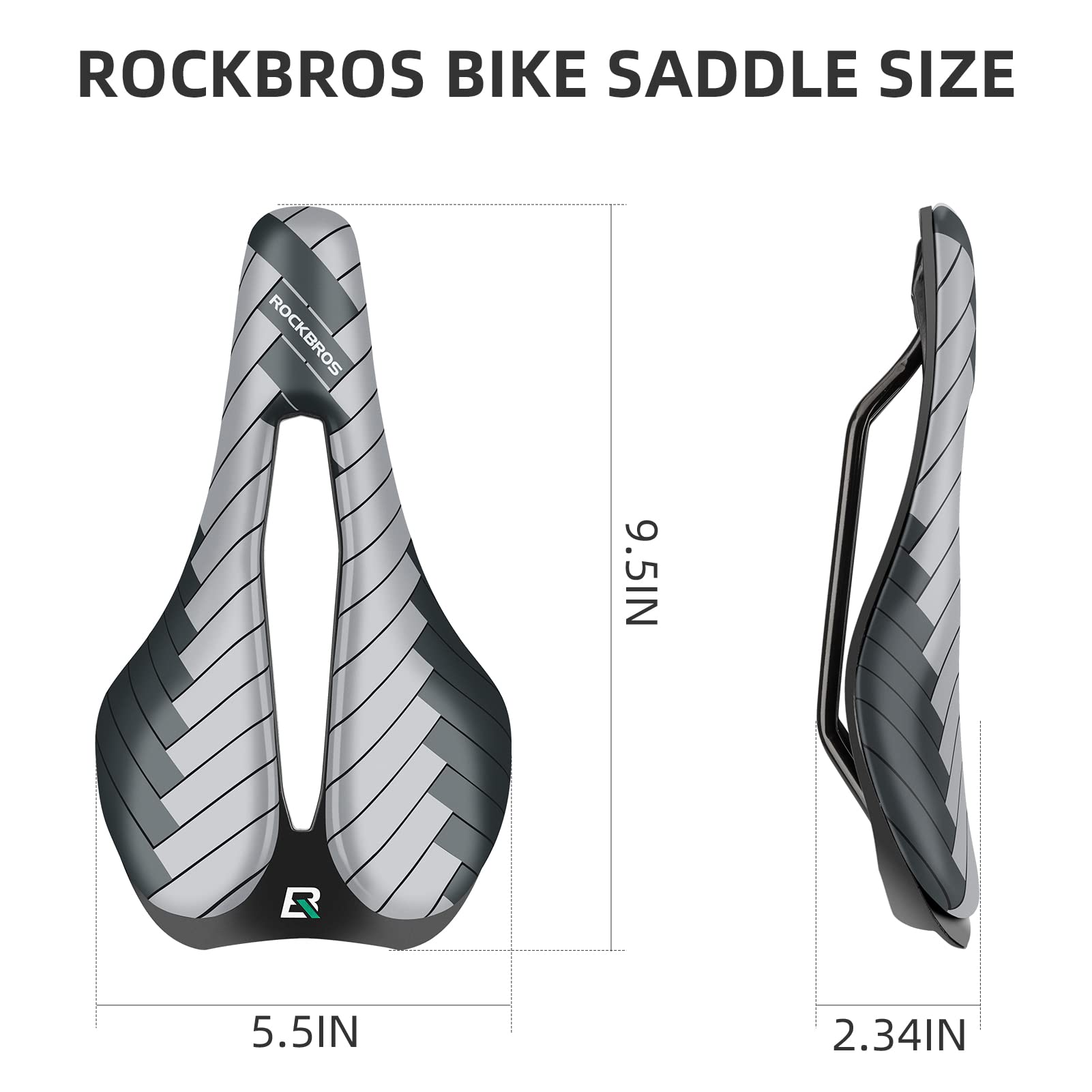 ROCKBROS Bike Seat Bicycle Saddle Comfortable Memory TPU Cushion - ROCKBROS