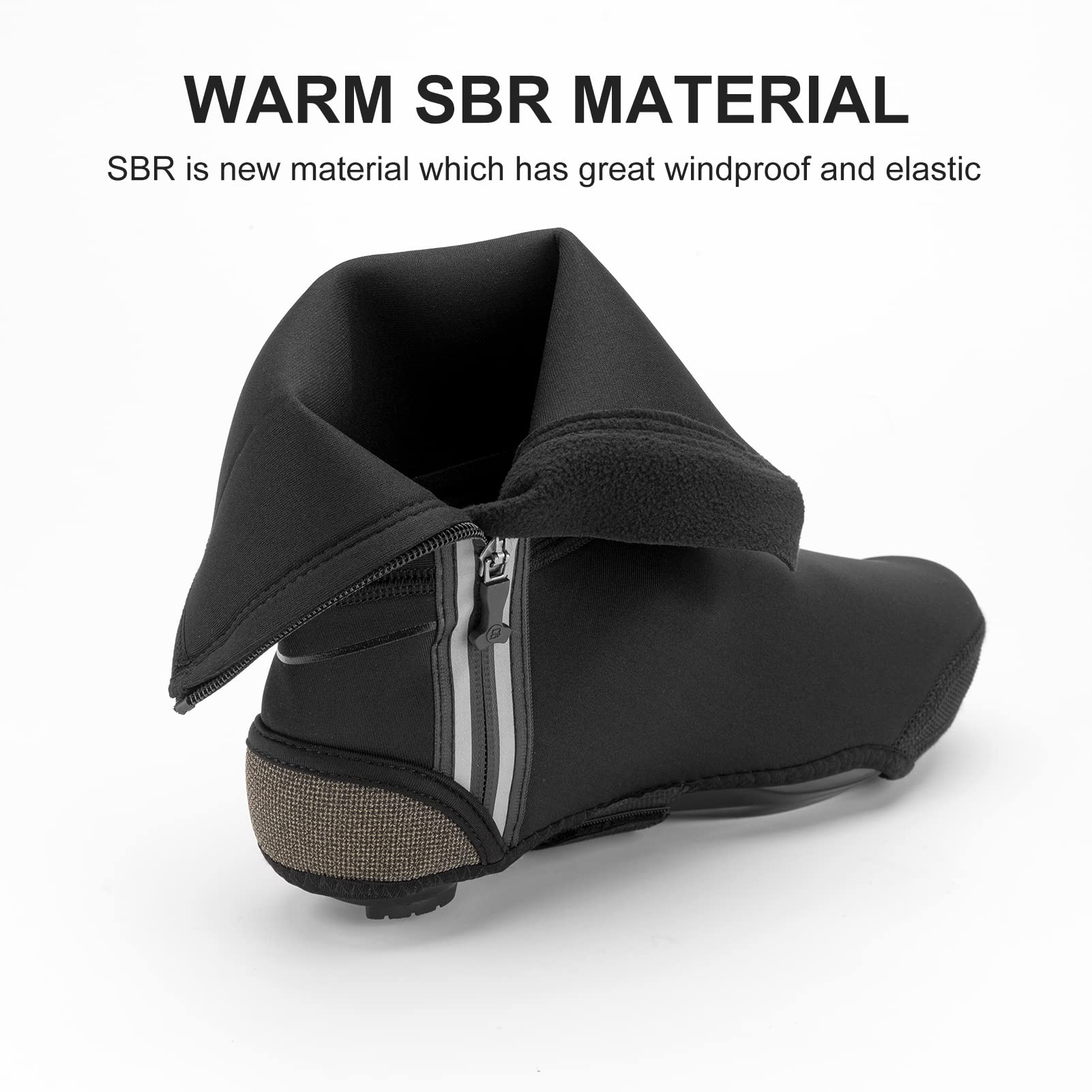 ROCKBROS Winter Thermal Water-Resistant Cycling Shoe Covers - ROCKBROS