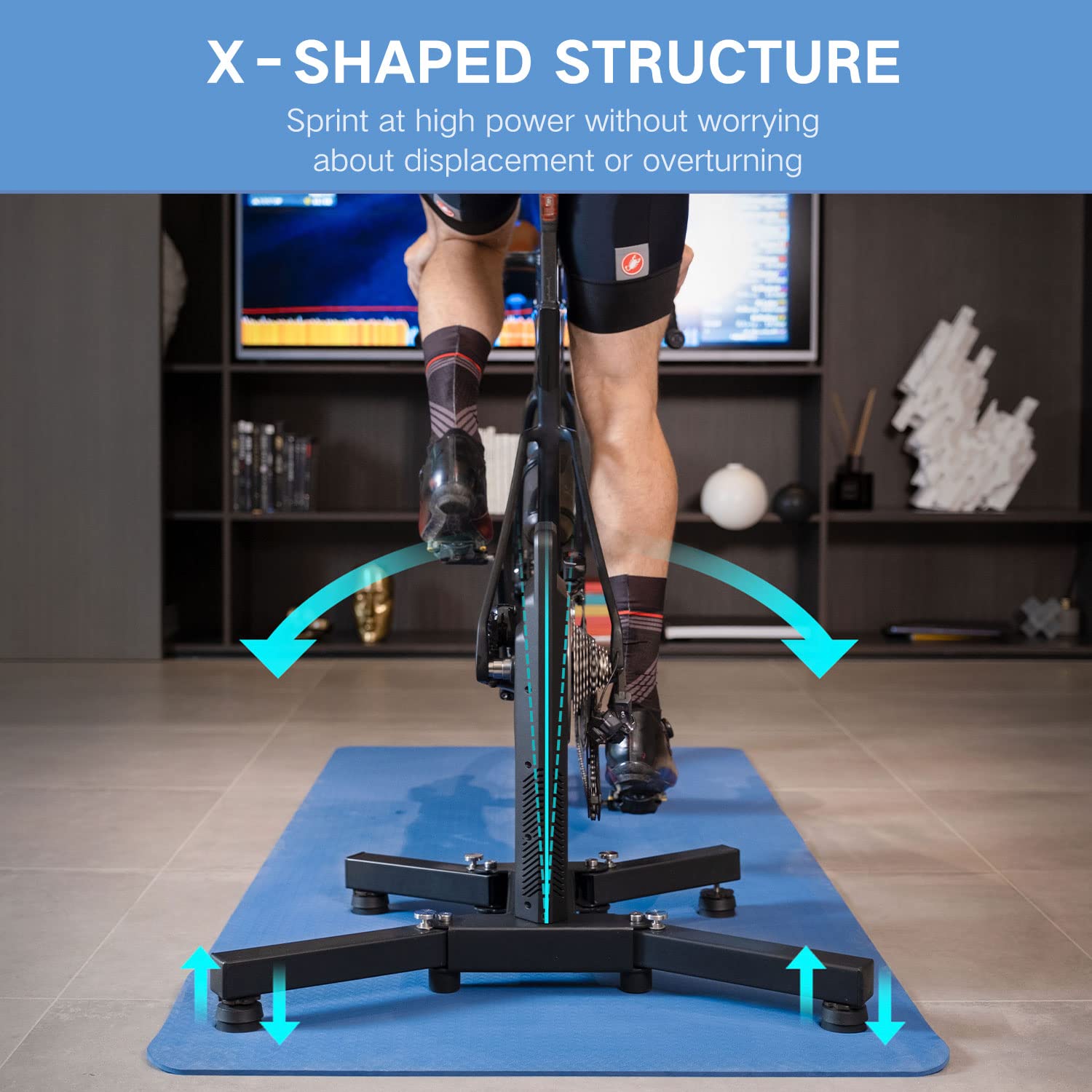 CYCPLUS T2 Indoor BLDC-Motor Drive Riding Smart Bike Trainer Compatible with Zwift APP - ROCKBROS