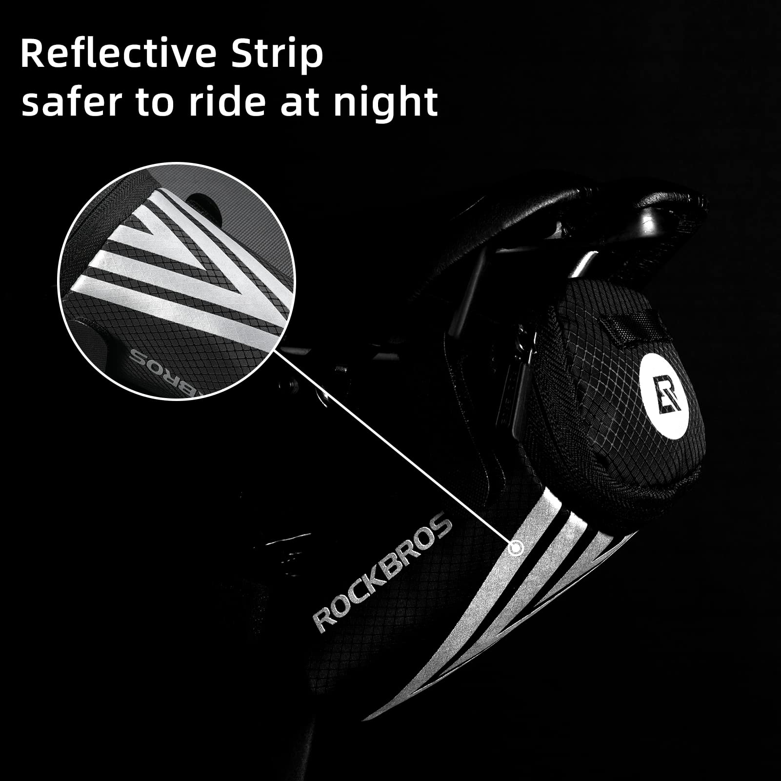 ROCKBROS Bike Saddle Seat Bag Under Seat - ROCKBROS