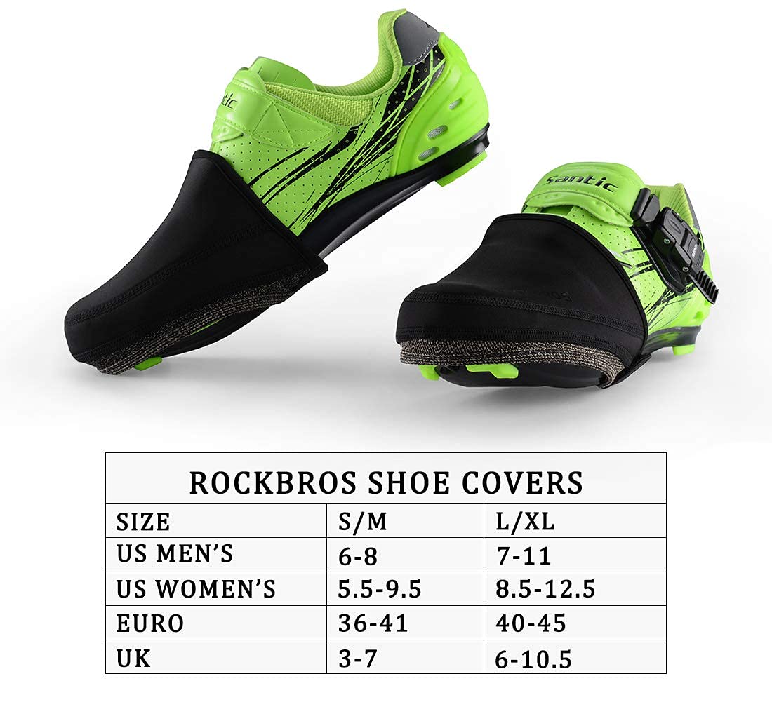 ROCKBROS Thermal Windproof Toe Covers for Cycling Shoes - ROCKBROS