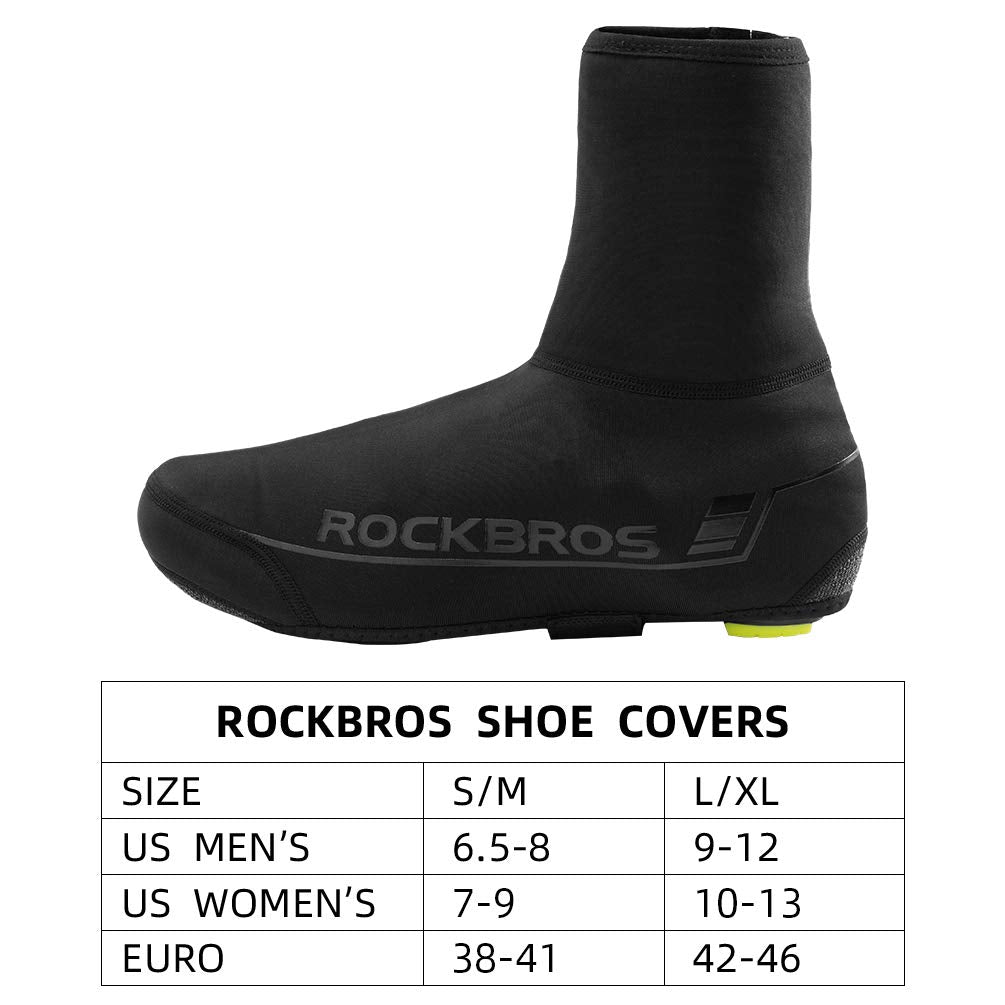 ROCKBROS Winter Thermal Water-Resistant Cycling Shoe Covers - ROCKBROS