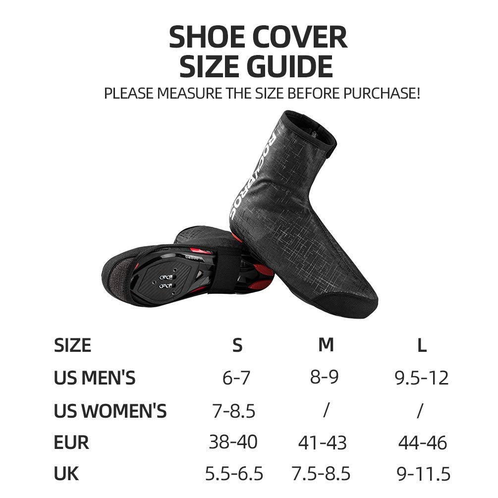 ROCKBROS Thermal Windproof Bike Shoe Covers for Mountain  Road - ROCKBROS