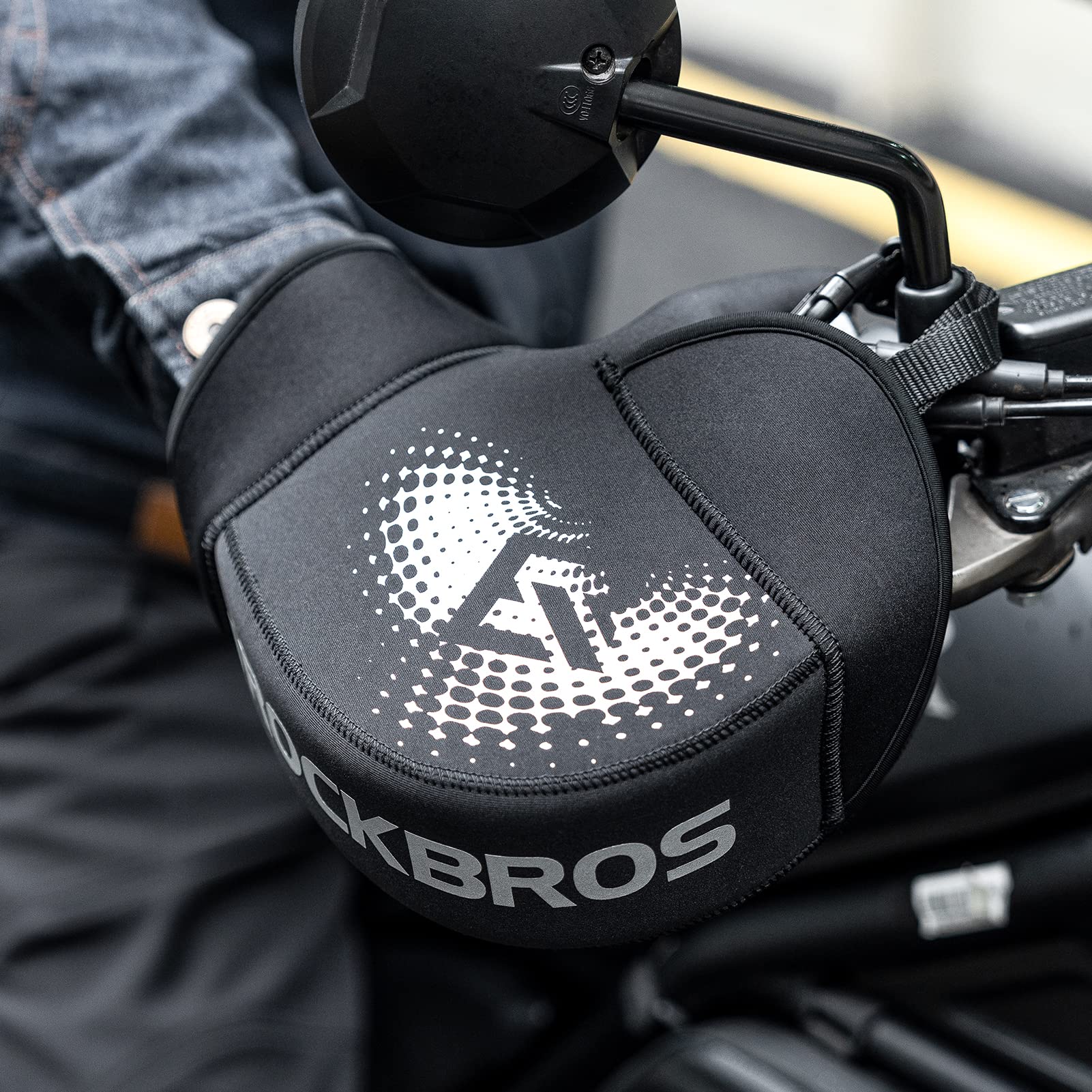 ROCKBROS Windproof Motorcycle Handlebar Muffs - Cold Weather Hand Warmers - ROCKBROS