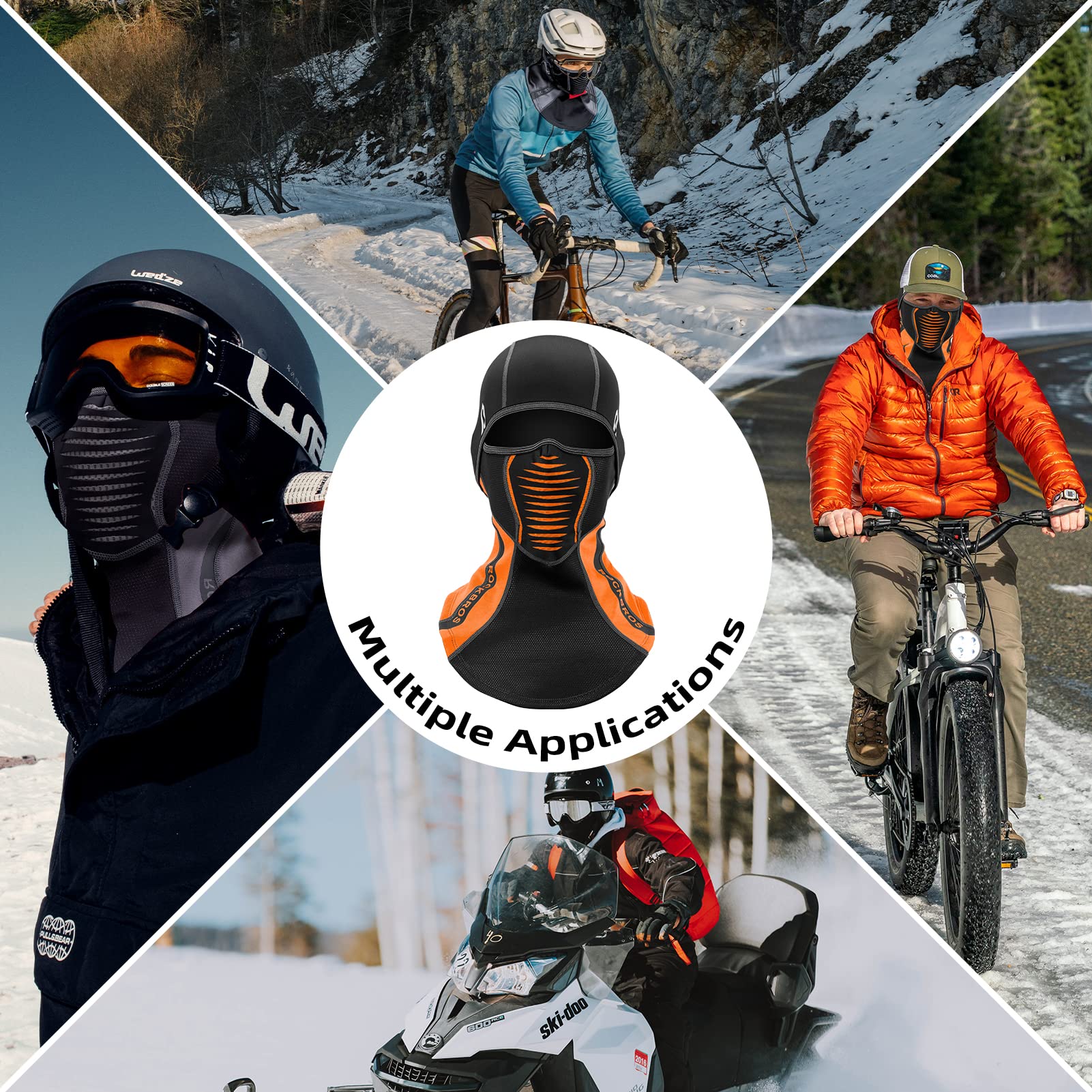 Winter Balaclava Face Mask – Windproof Fleece For Ski & Bike | Unisex Full Coverage