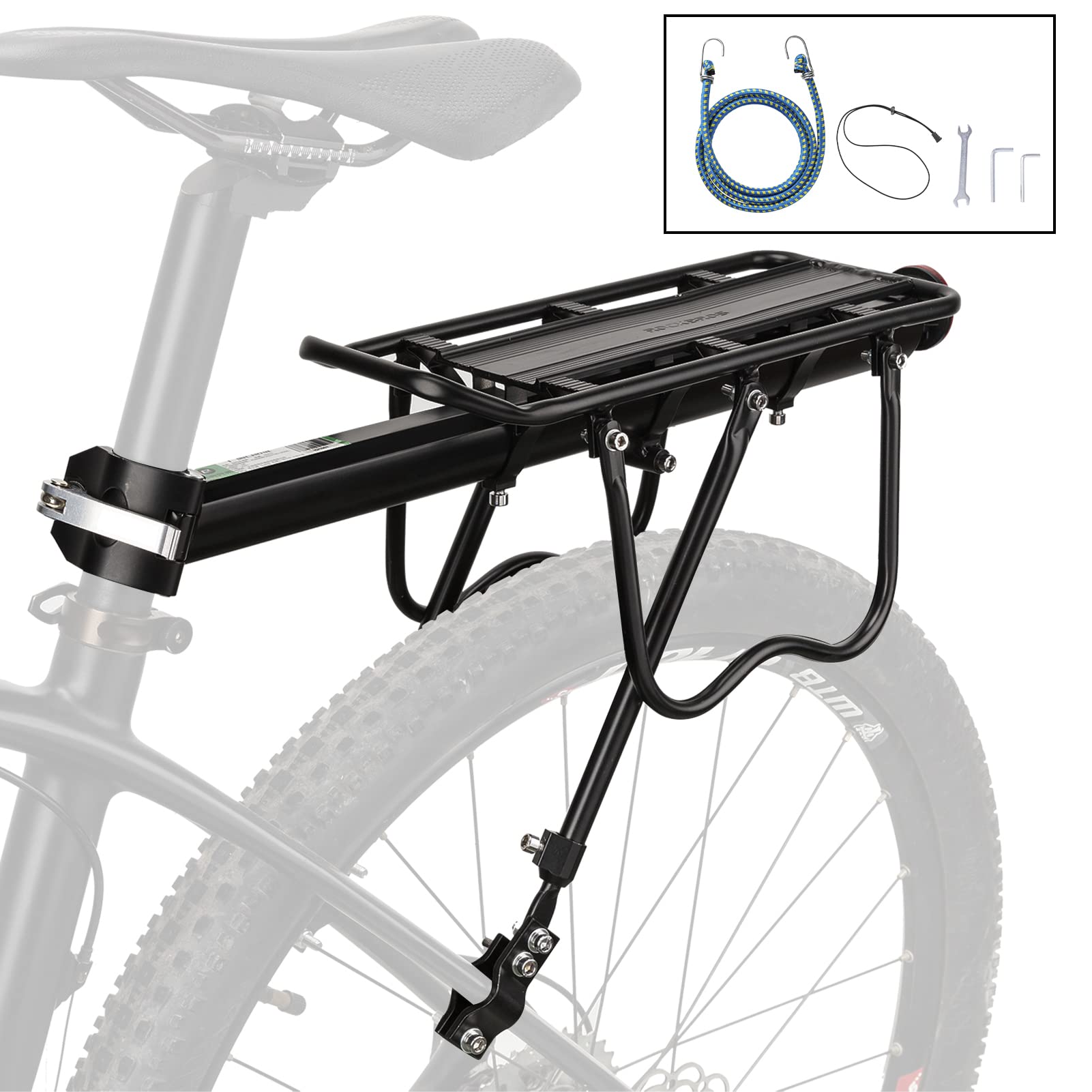 ROCKBROS Bike Cargo Rack Most 165lbs Capacity - ROCKBROS
