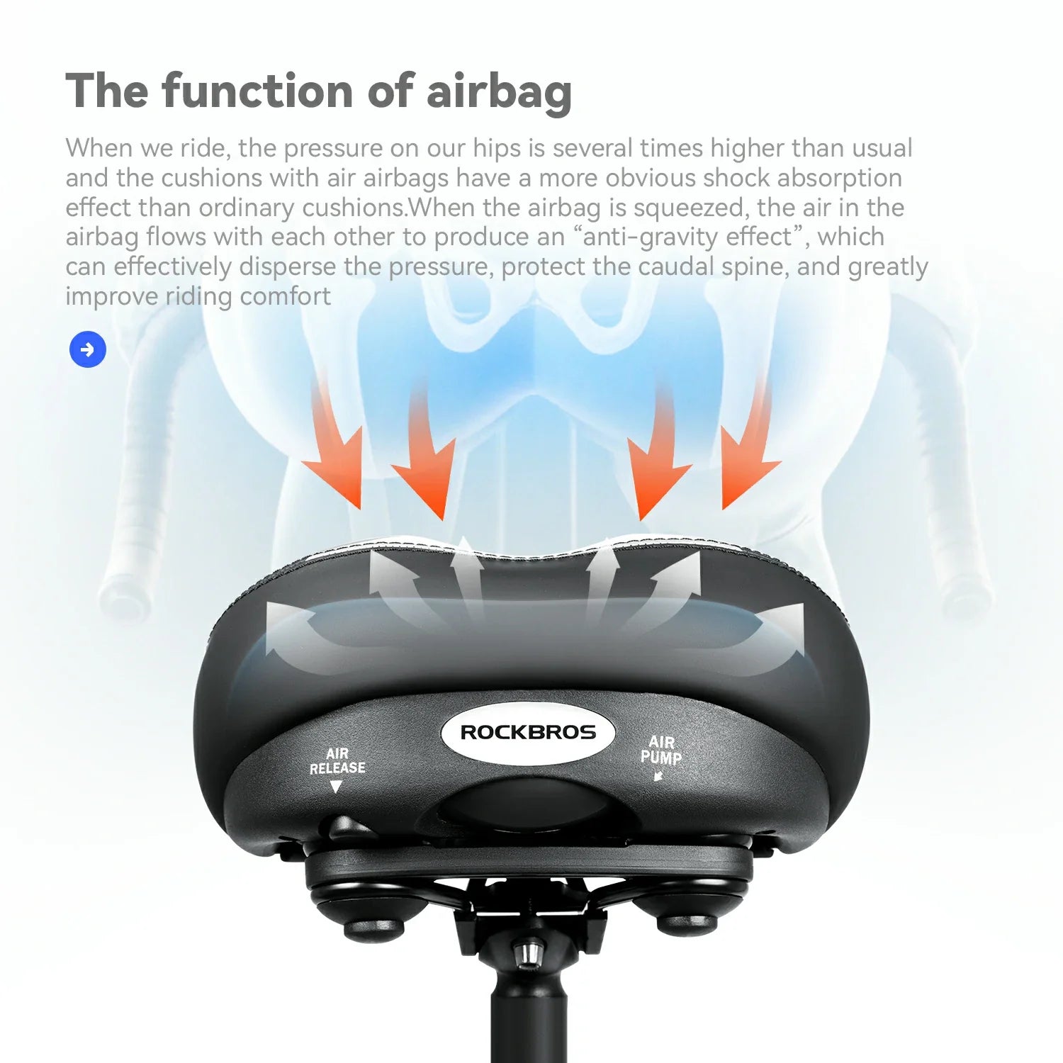 ROCKBROS Bike Saddle - Thumbnail 2