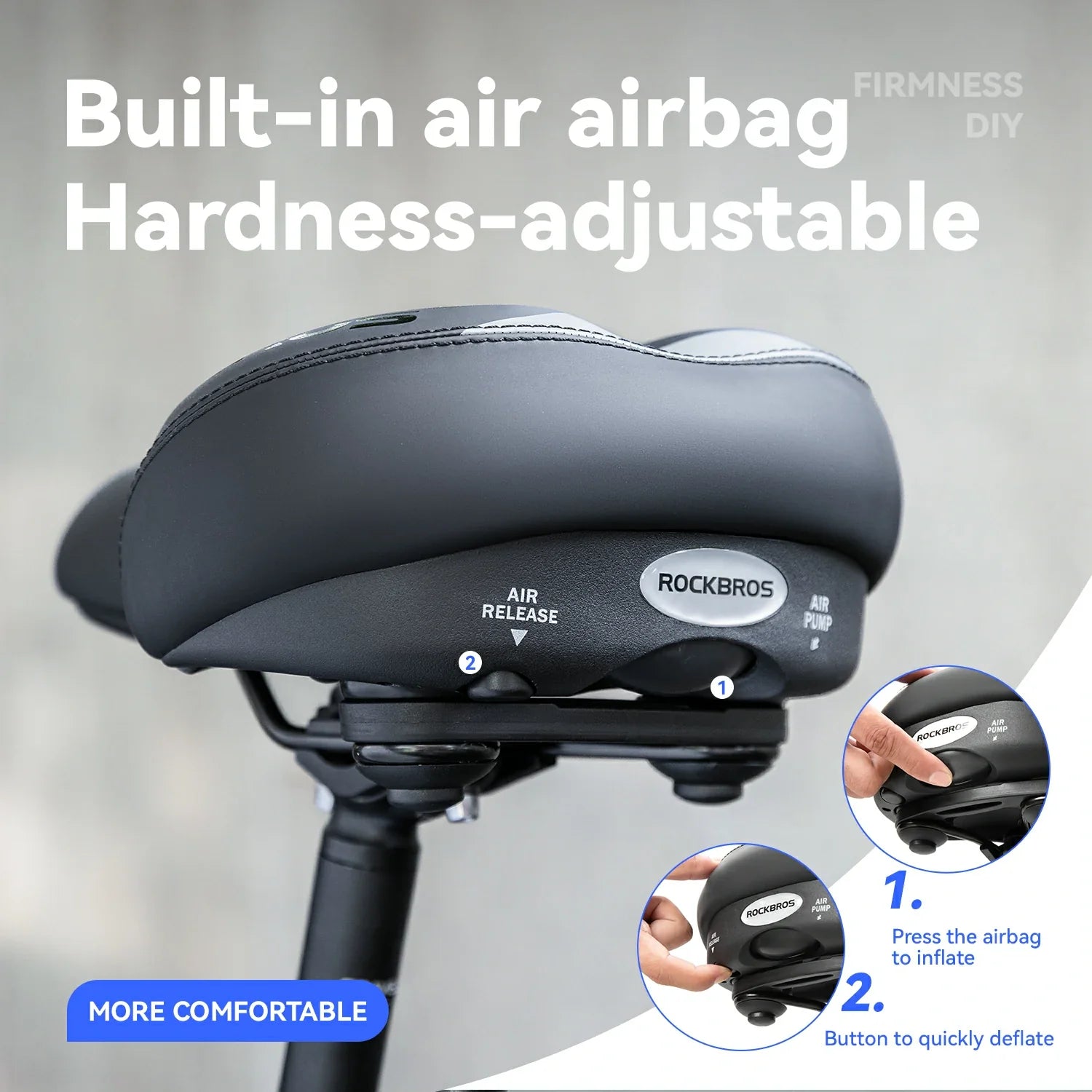 ROCKBROS Bike Saddle - Thumbnail 4
