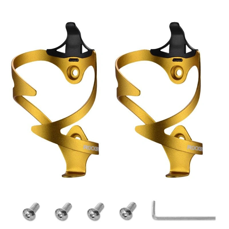 ROCKBROS Lightweight Aluminum Bike Water Bottle Cage - Durable Holder
