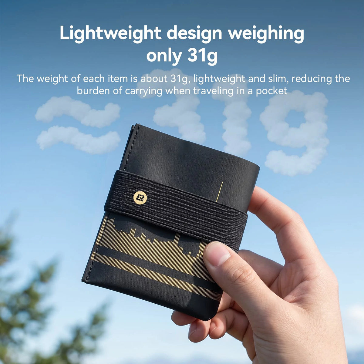Lightweight Cycling Card Wallet Water-Repellent